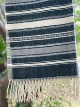 Black Lining Cashmere Wool Hijab