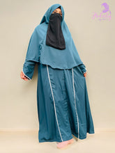 Teal Panel Abaya