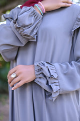 Grey Modern Abaya