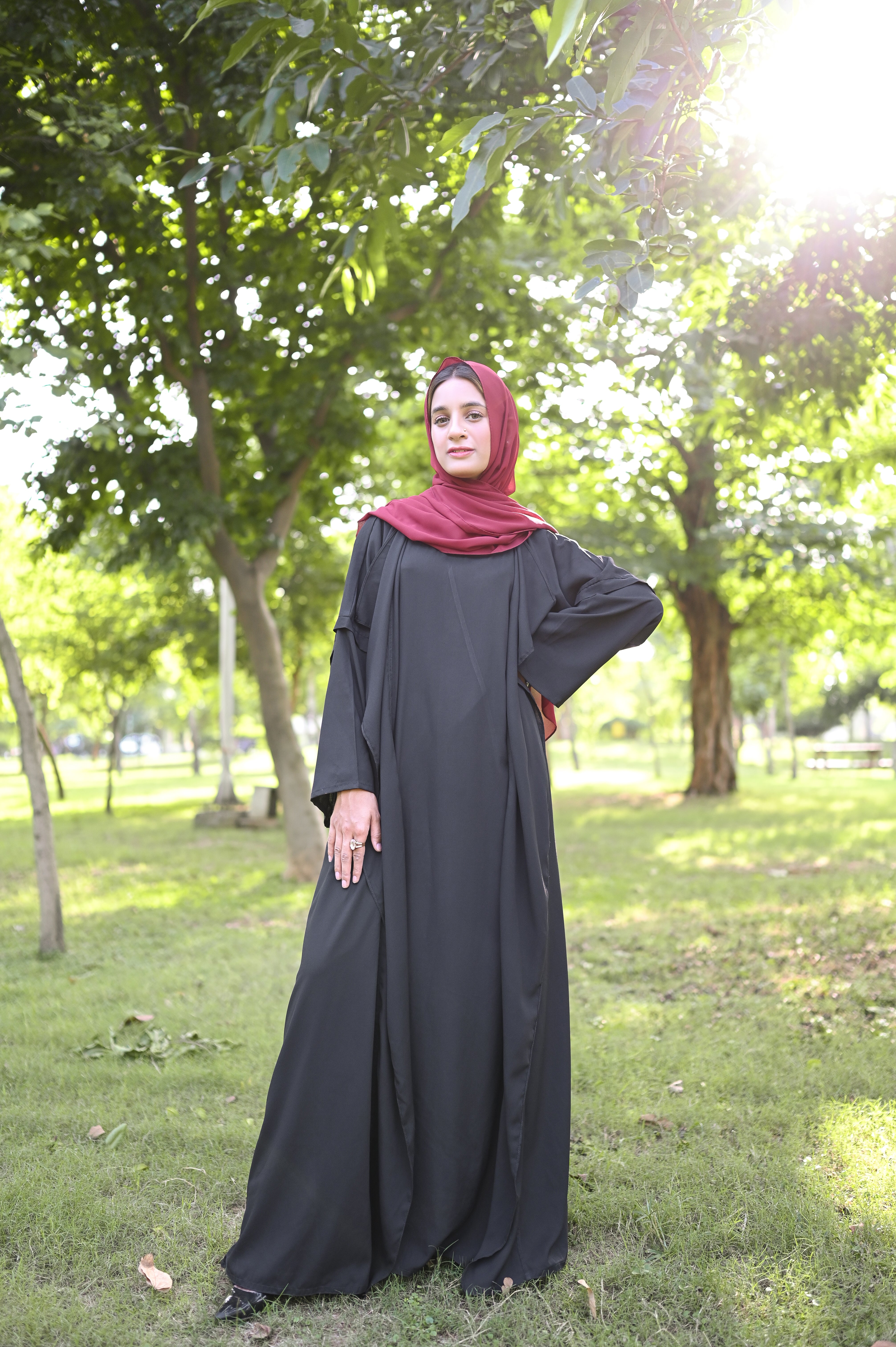 Black Majestic Abaya