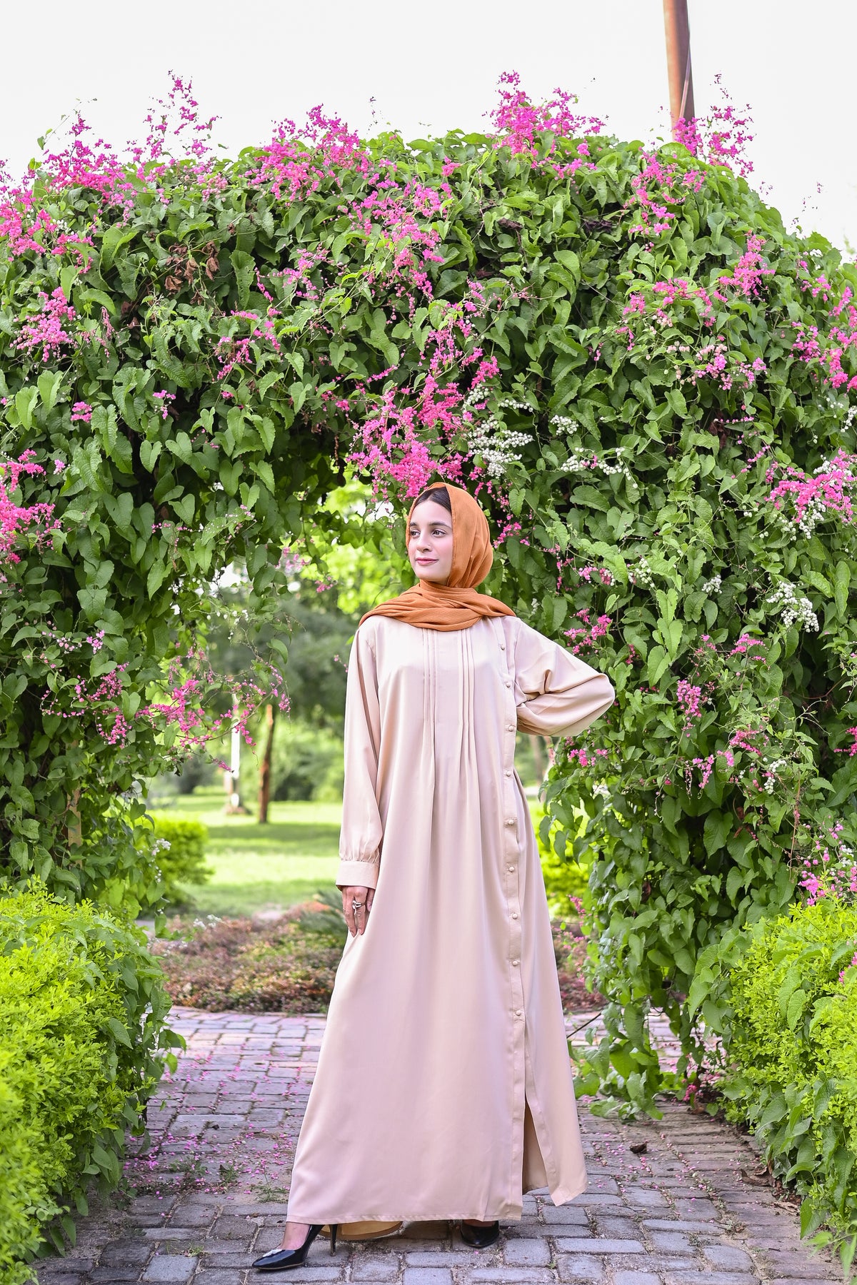 Skin Colored Abaya