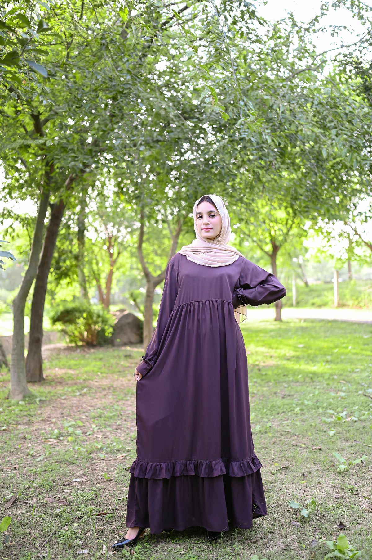 Chocolate Brown Abaya