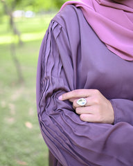 Chinese Violet Abaya
