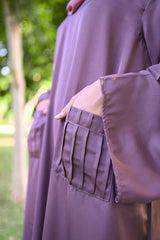Chinese Violet Abaya
