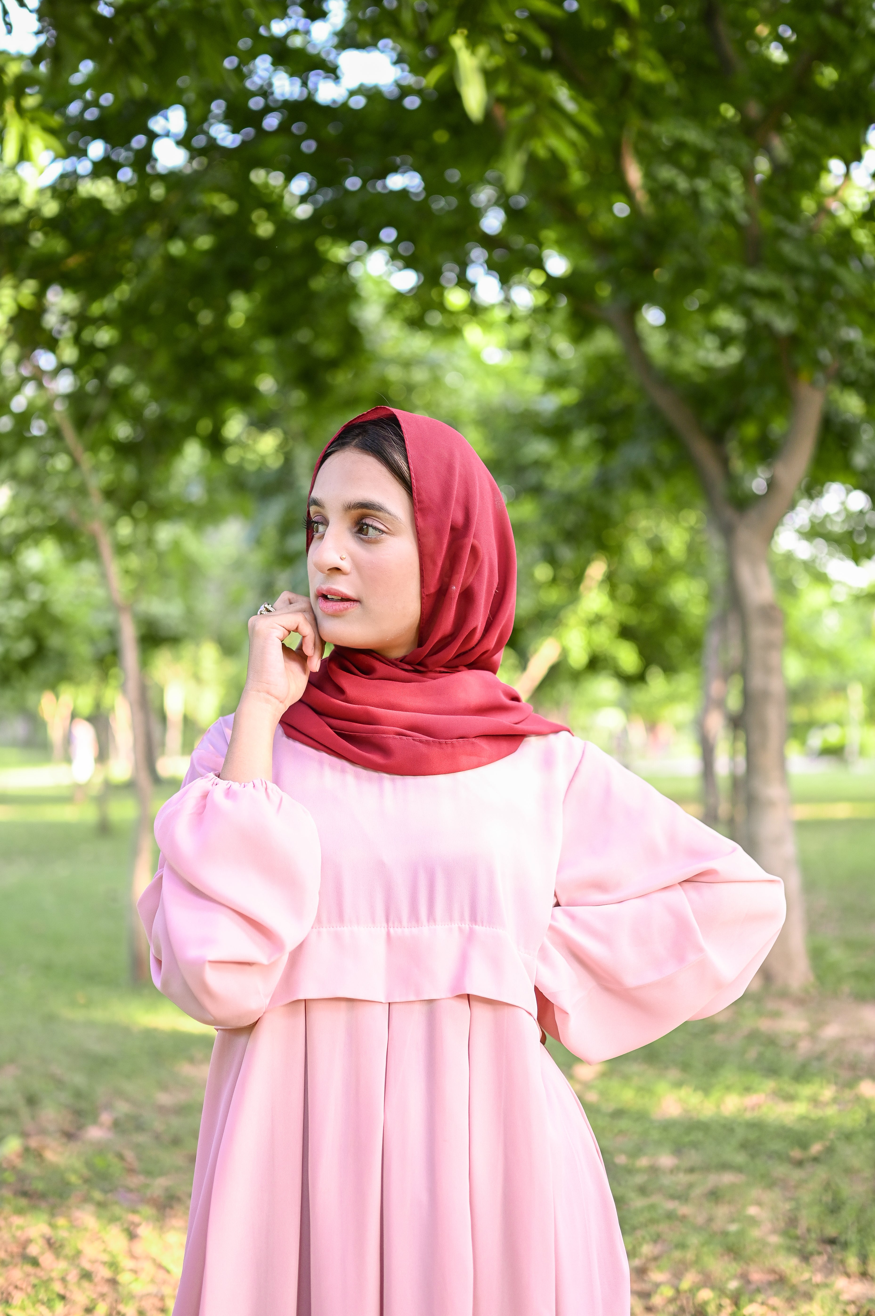 Ayesha Pink Princess Abaya