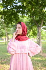 Ayesha Pink Princess Abaya