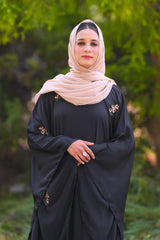 Hoor Black Bloom Kaftan