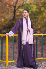 Zaynah Chocolate Thread Abaya