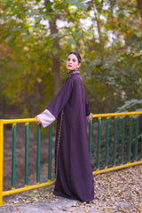 Zaynah Chocolate Thread Abaya