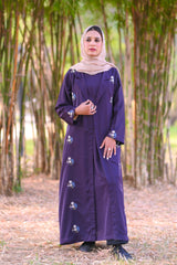 Zunaira Orchid Bloom Coat Abaya