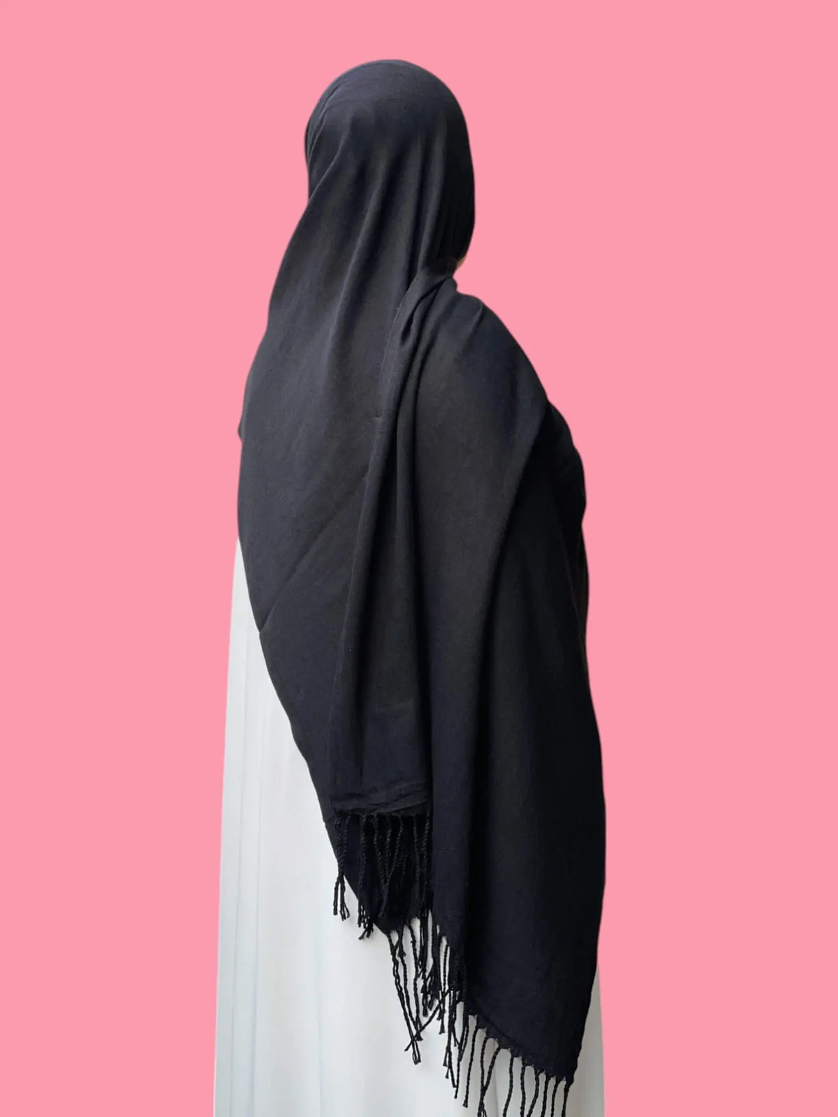 Black Cashmere Hijab