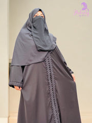 Black Majestic Abaya