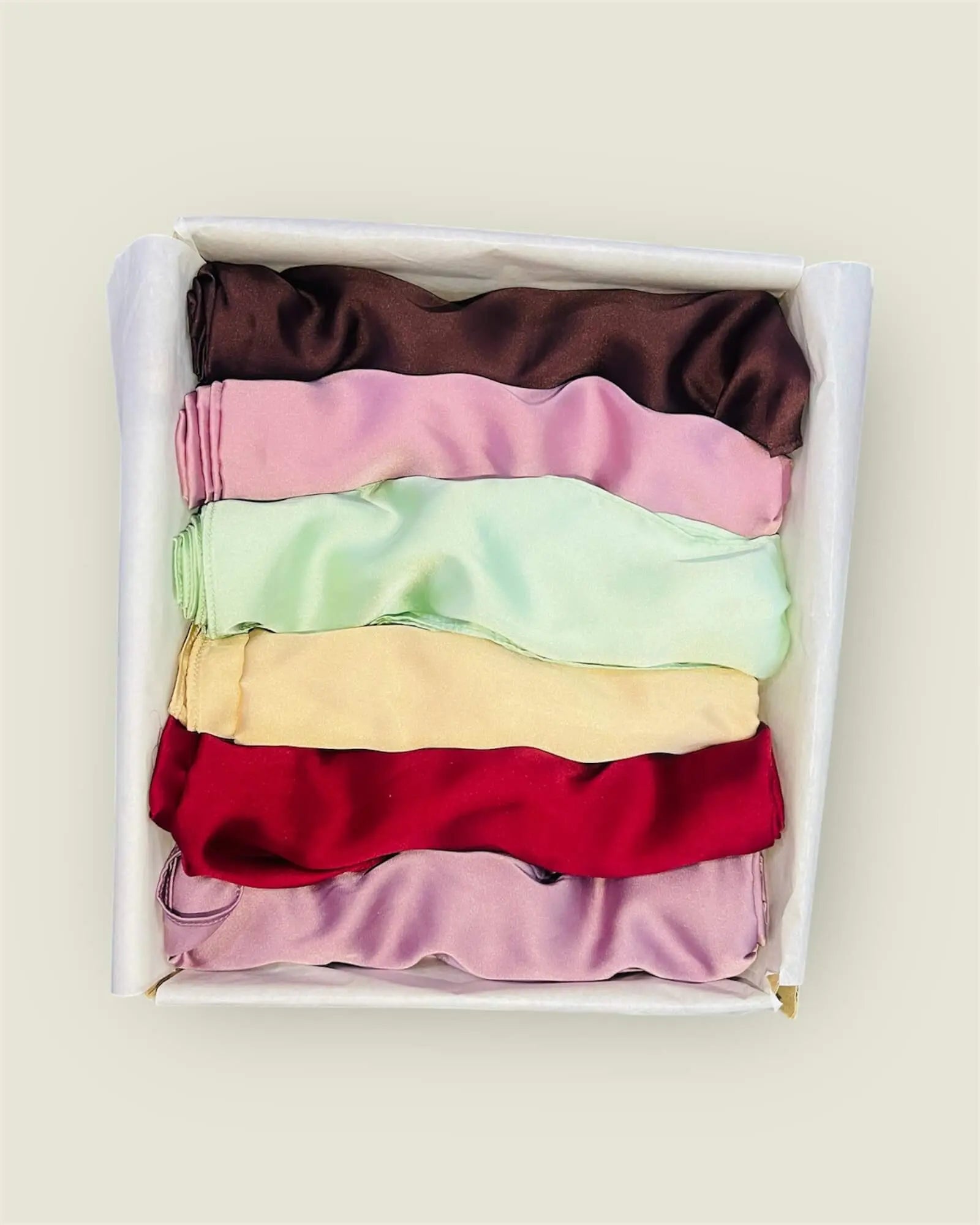 Pack of 6 Silk Hijabs