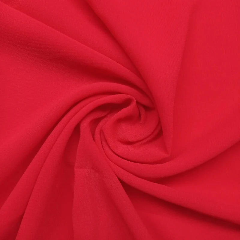 Candy Red Georgette Hijab