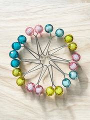 Crystal Pearl Glider Hijab Pins