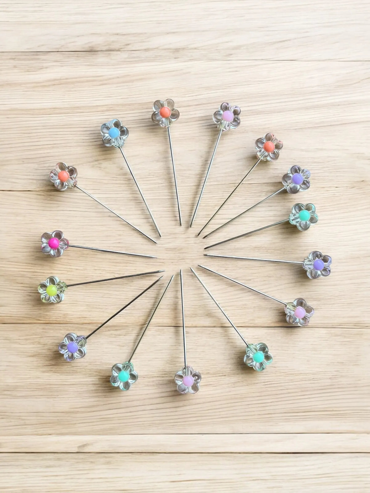 Crystal Floral hijab Pins