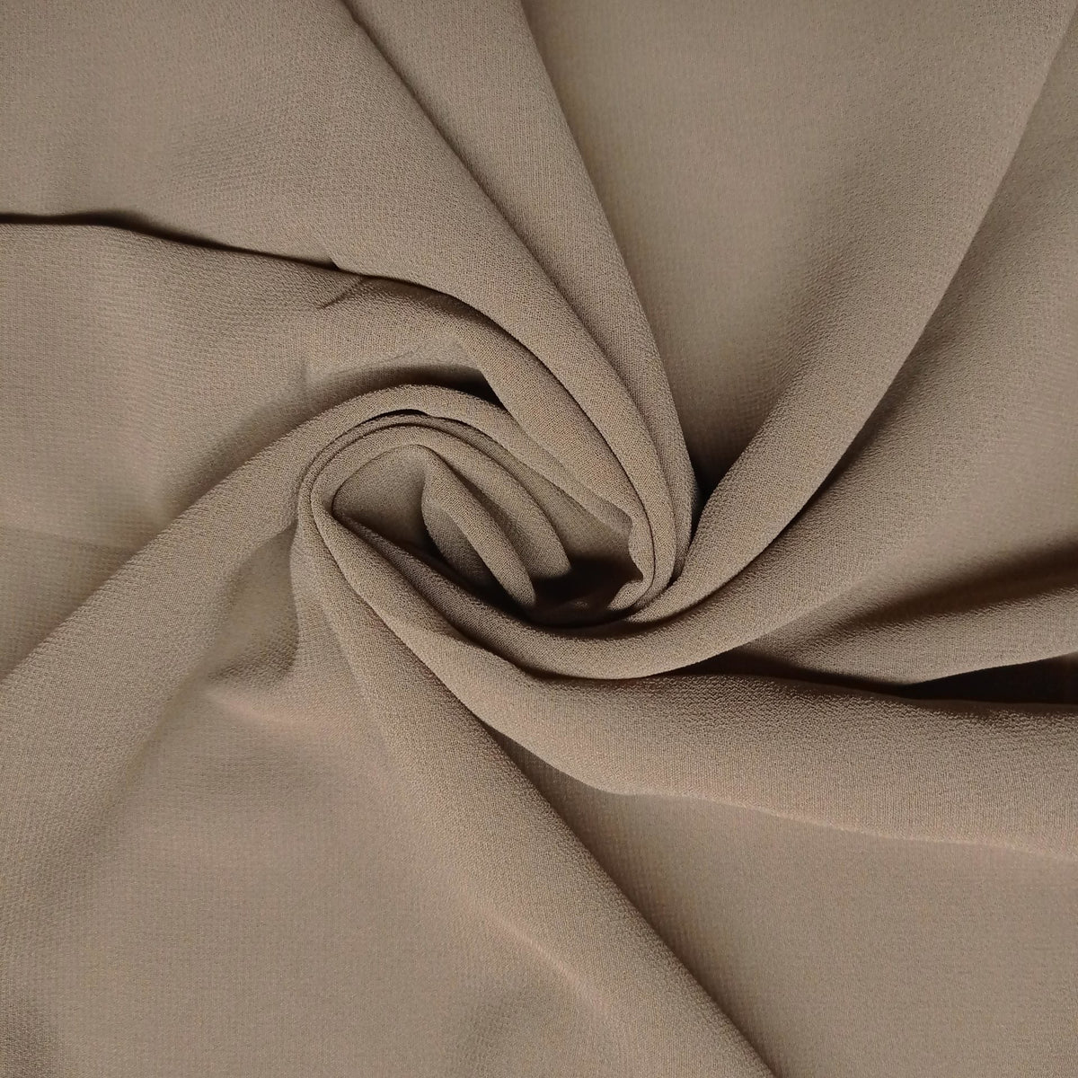 Deep Khaki Georgette Hijab