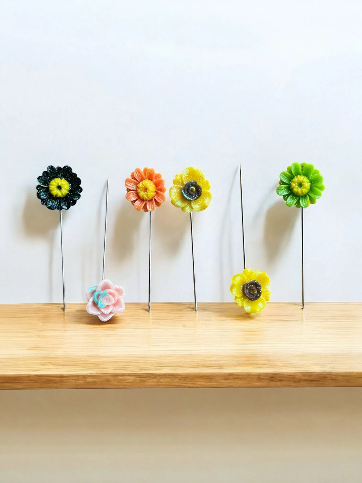 Floral Headed Hijab Pins