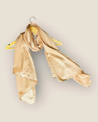 Golden Glow Mesmerizing Silk Hijab