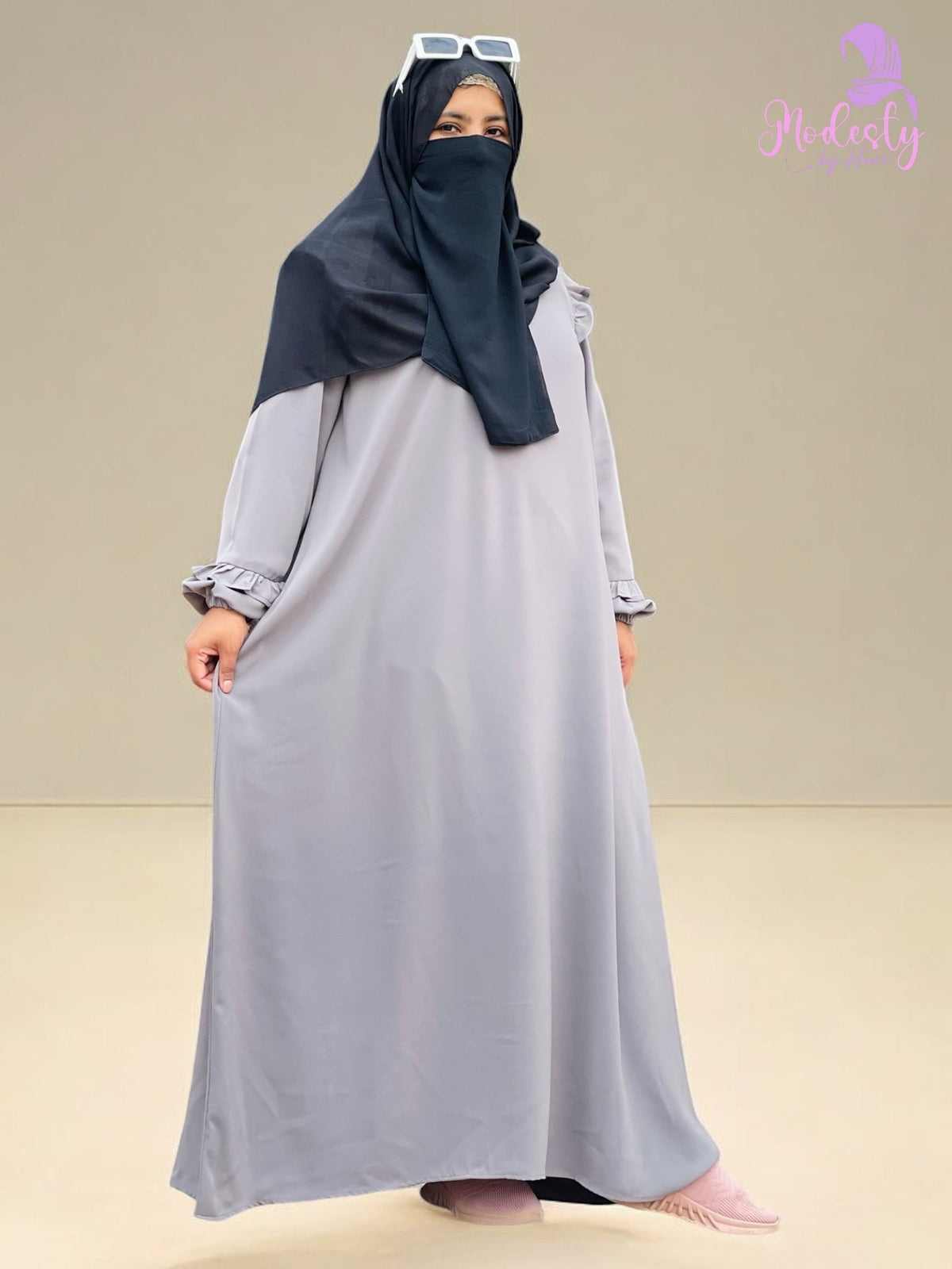 Grey Modern Abaya
