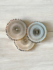 Hijab Pin Wheel - Golden & Silver
