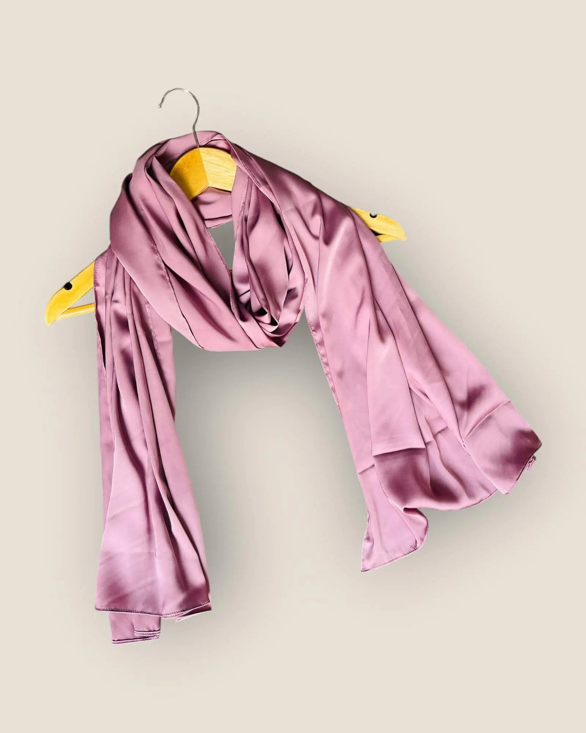 Luminous Pink Glow Silk Hijab
