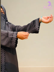 Black Majestic Abaya