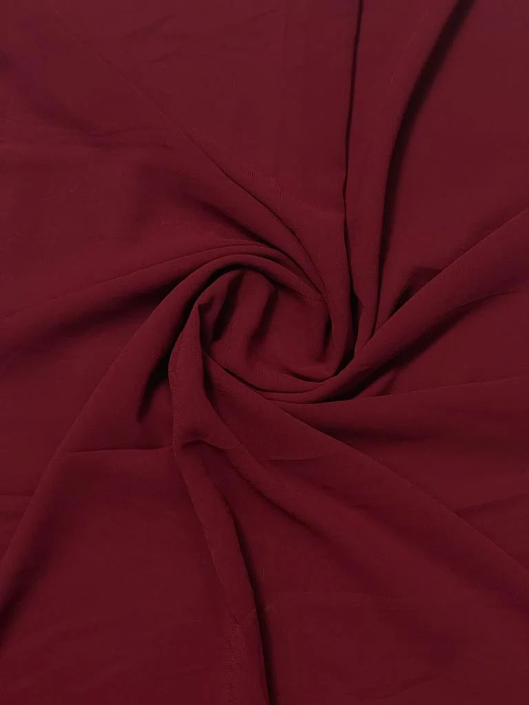 Maroon Georgette Hijab