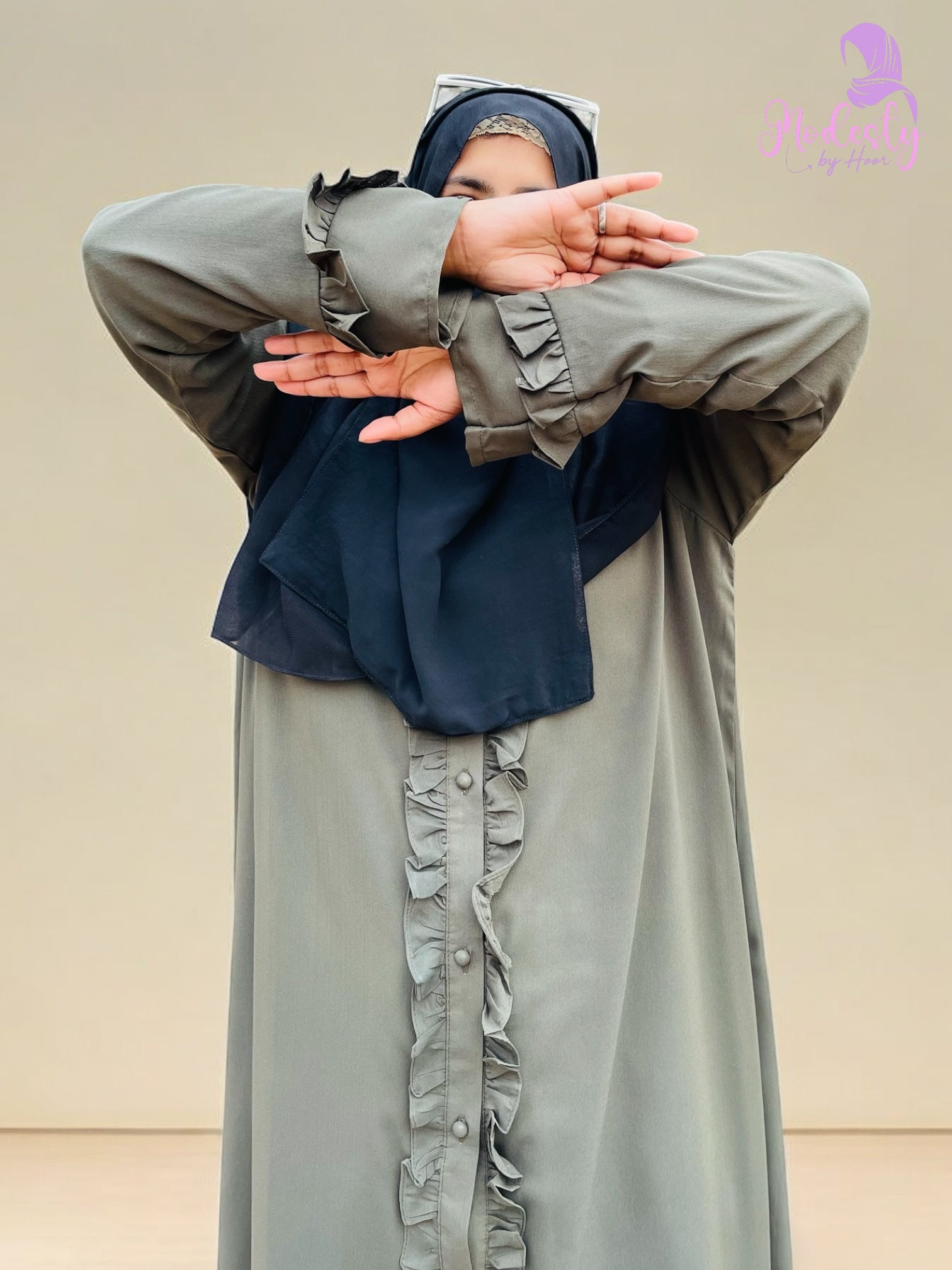 Olive Green Abaya