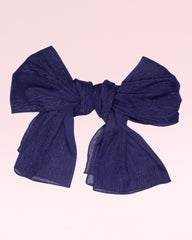 Lux Organza Silk - Dark Purple Hijab