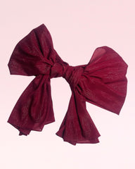 Lux Organza Silk - Gooseberry Red Hijab