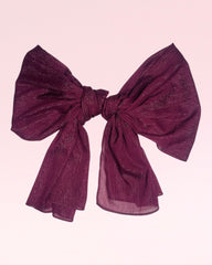 Lux Organza Silk - Maroon Hijab