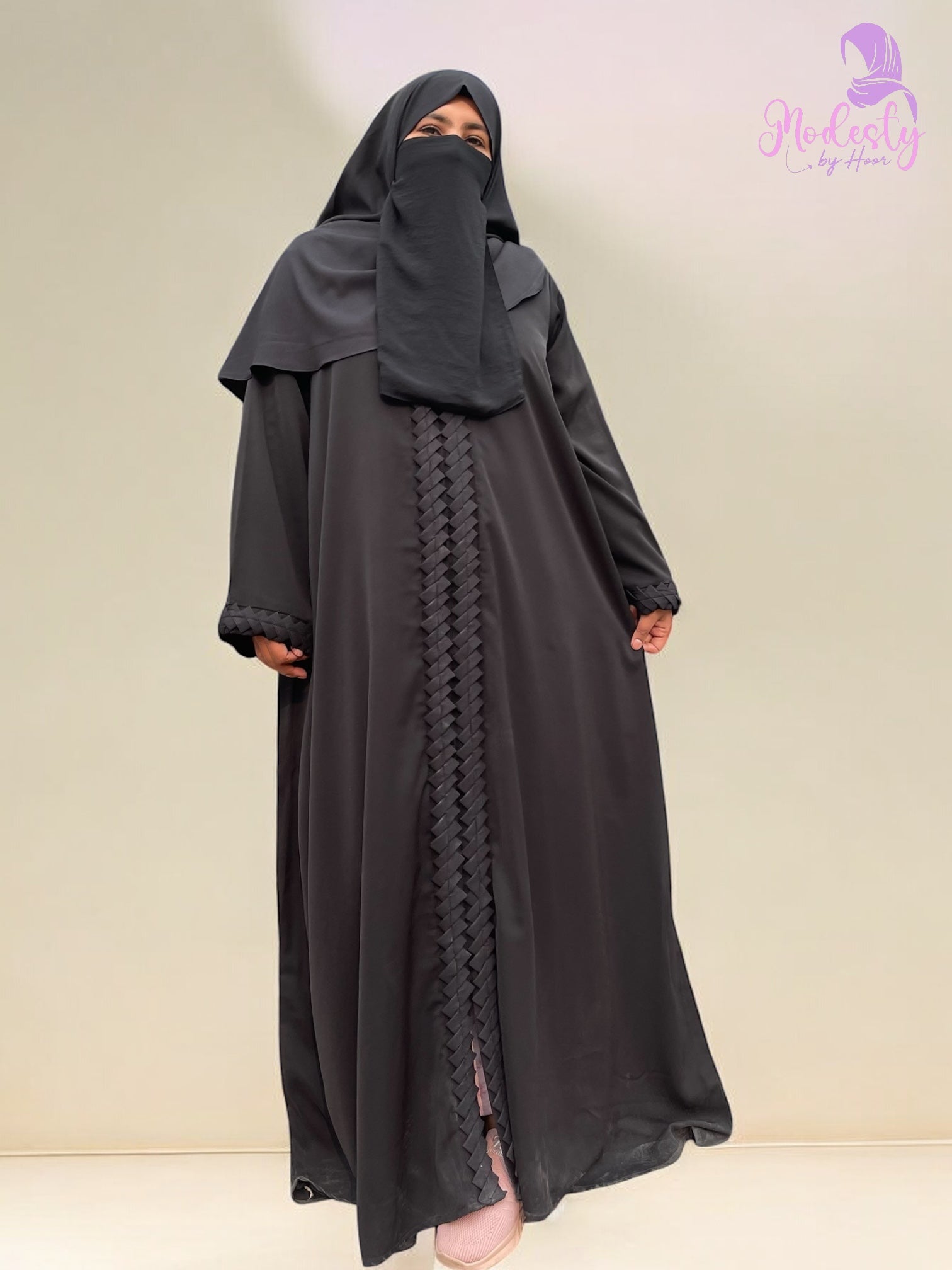 Black Majestic Abaya