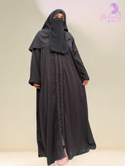 Black Majestic Abaya