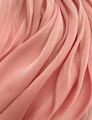 Lux Organza Silk Hijab - Peach