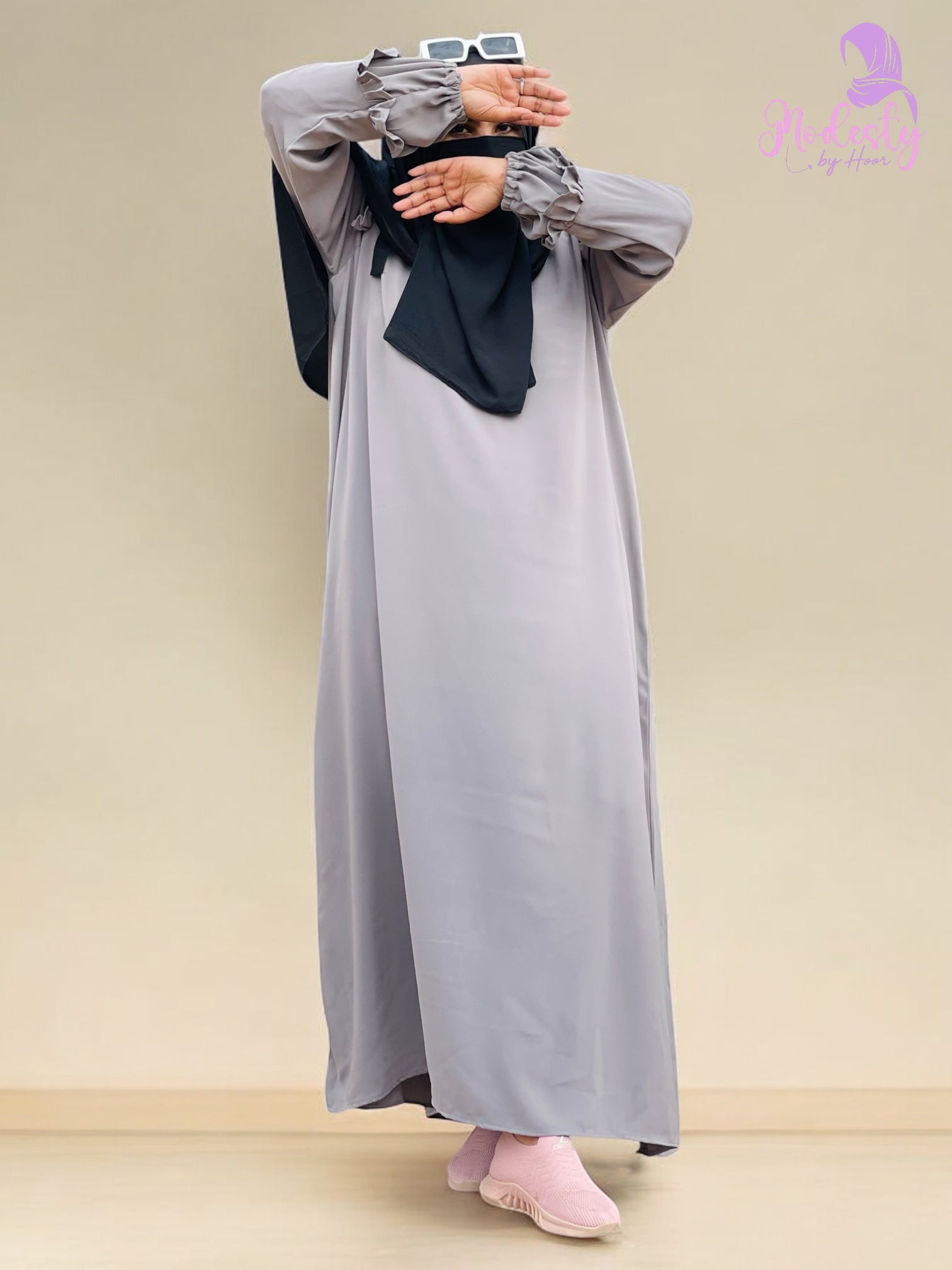 Grey Modern Abaya