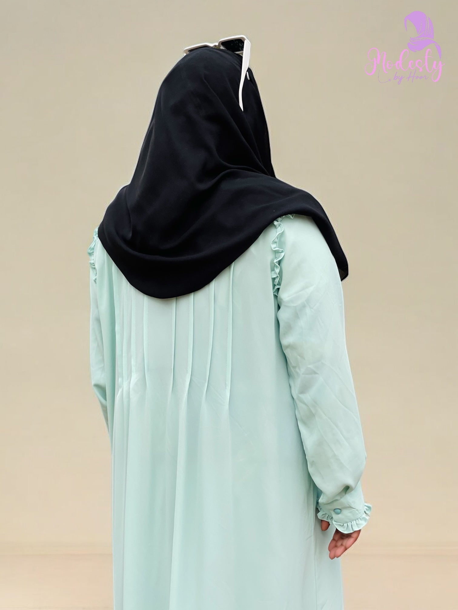 The Hafsa Pistachio Abaya
