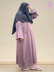 Chinese Violet Abaya