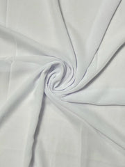 Pure White Georgette Hijab