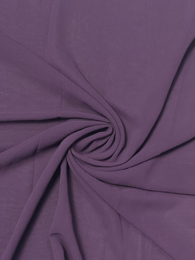 Purple Stone Georgette Hijab