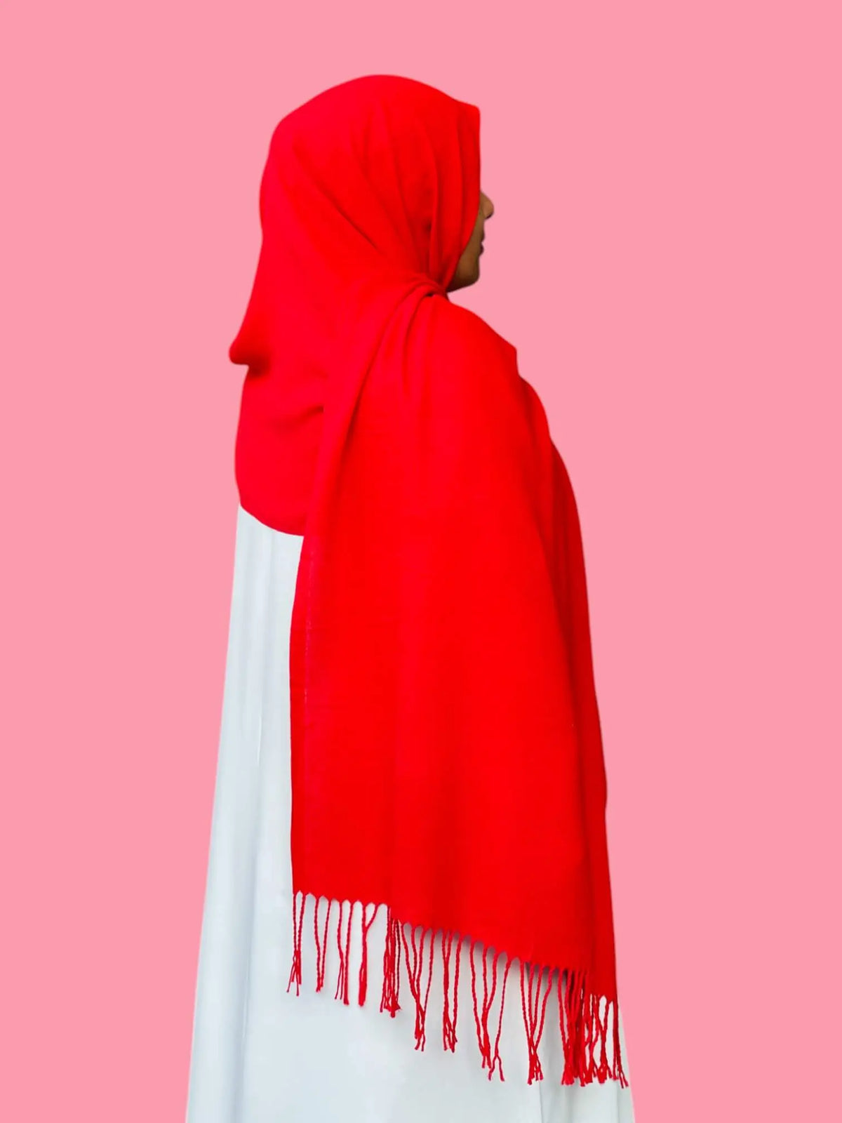 Red Cashmere Hijab