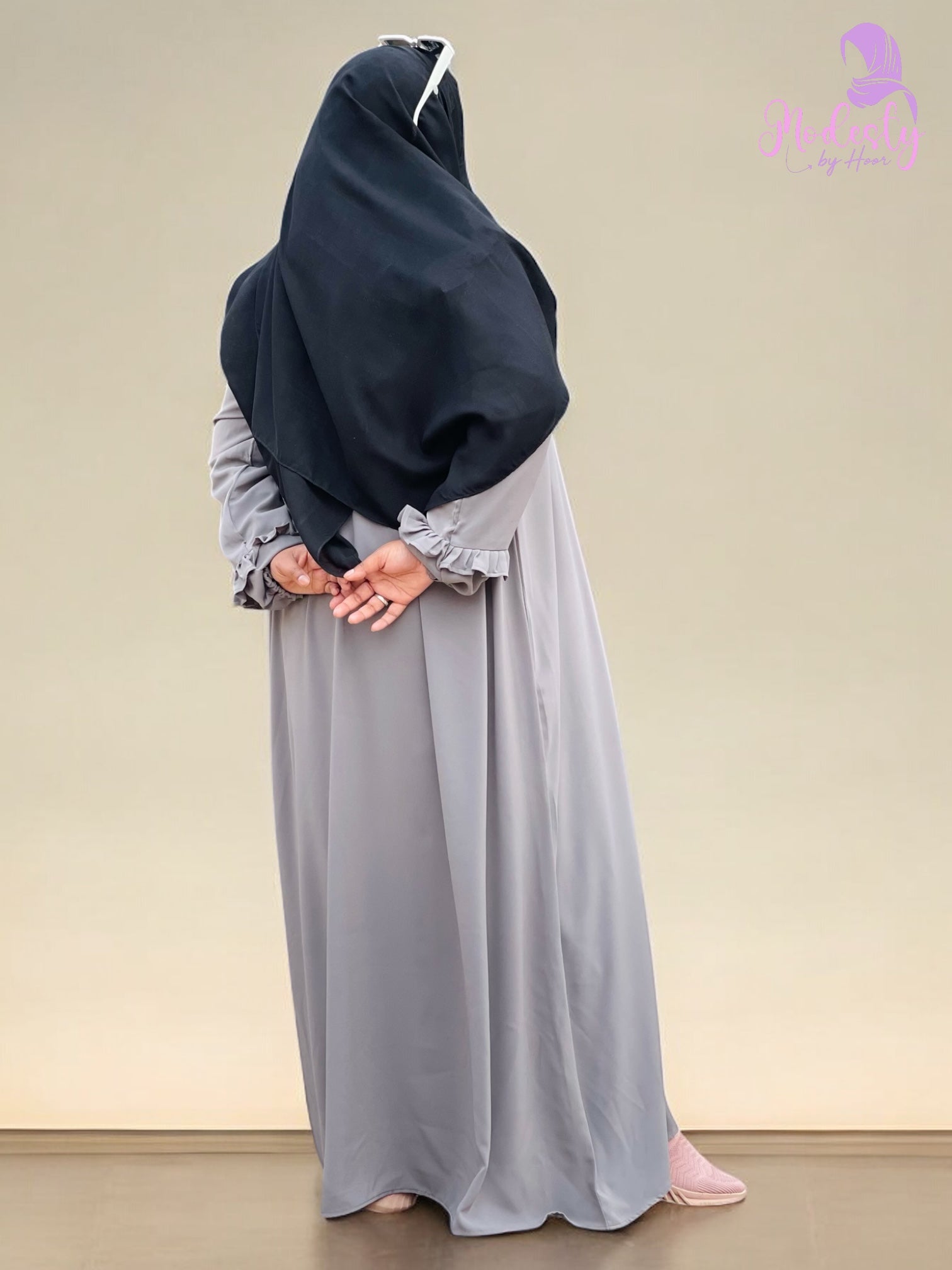 Grey Modern Abaya