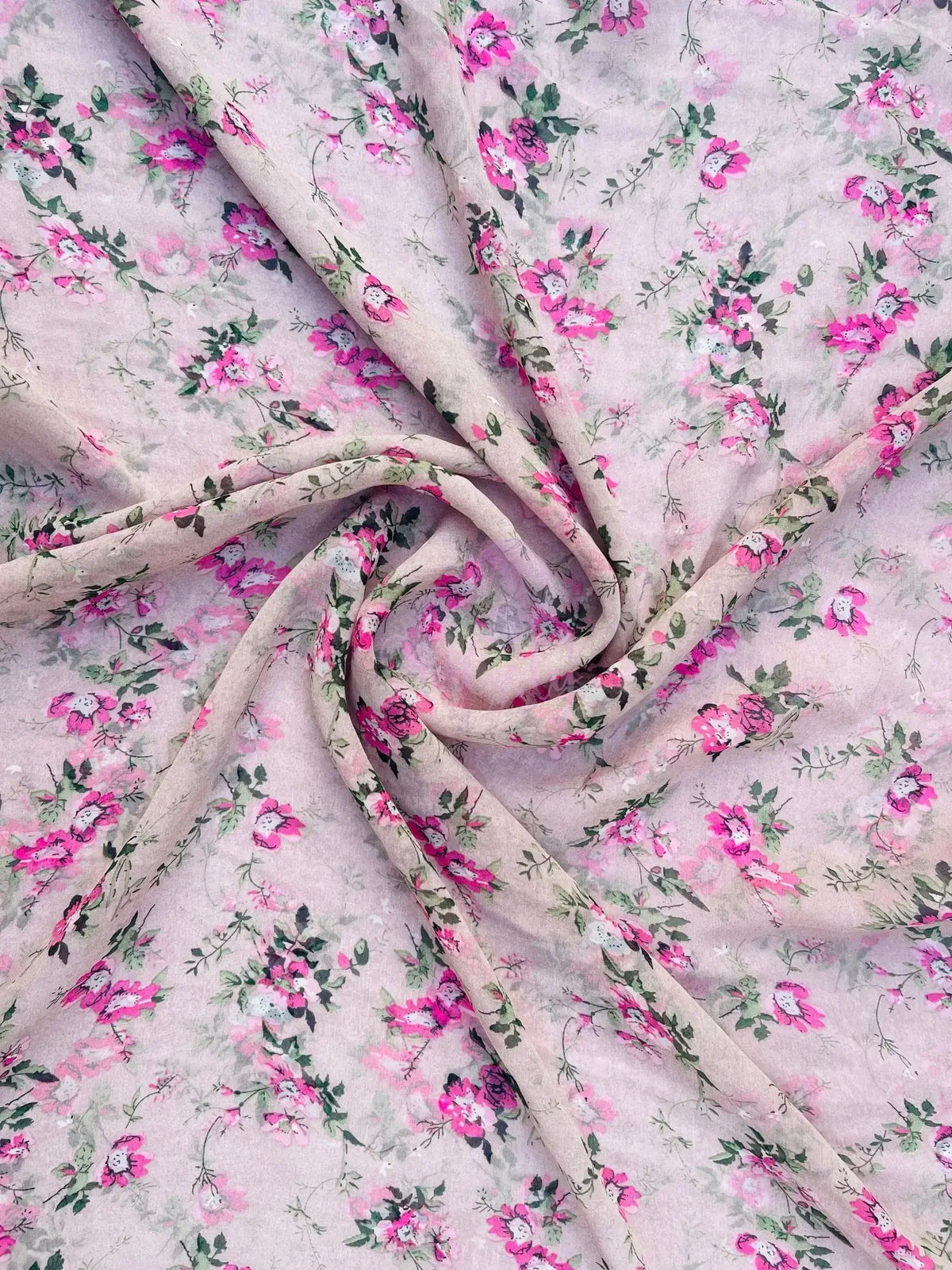 Tea Pink Chiffon Georgette Hijab